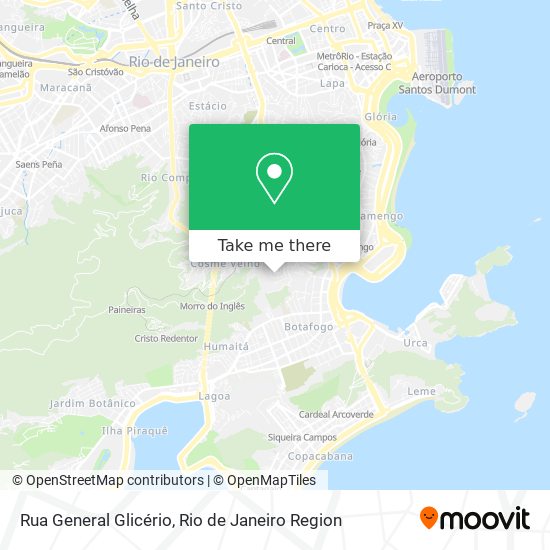 Rua General Glicério map