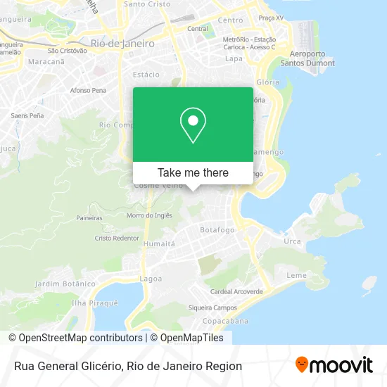 Rua General Glicério map