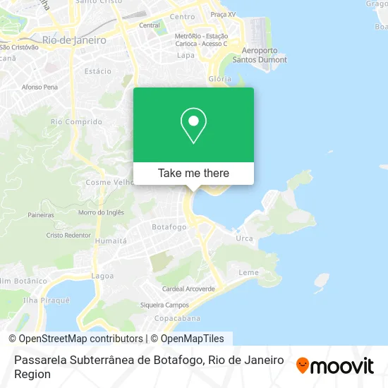 Passarela Subterrânea de Botafogo map