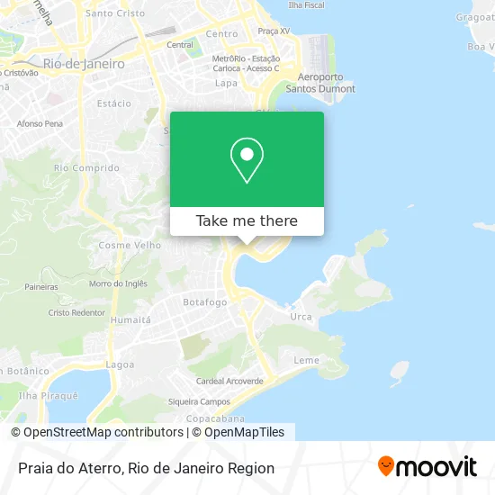 Praia do Aterro map