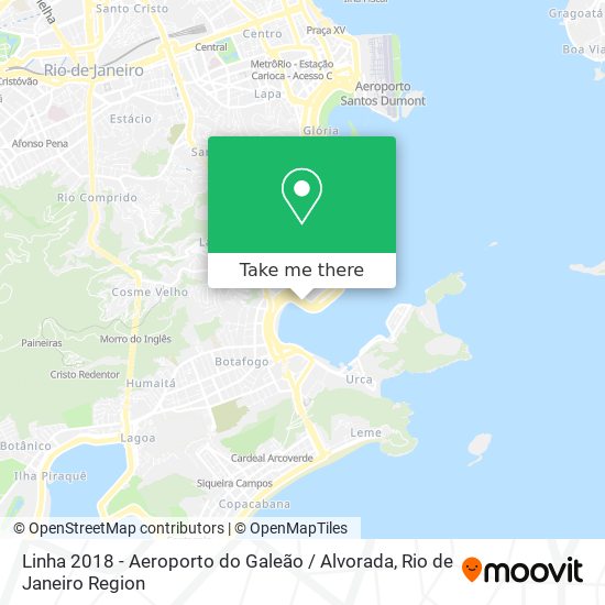 Linha 2018 - Aeroporto do Galeão / Alvorada map