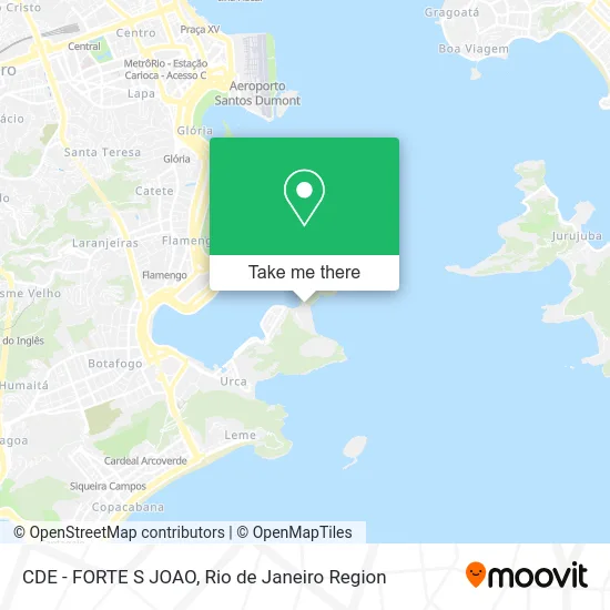 CDE - FORTE S JOAO map