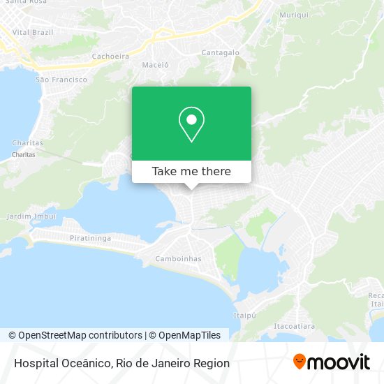 Mapa Hospital Oceânico