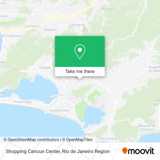 Shopping Cancun Center map