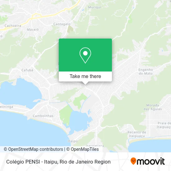 Colégio PENSI - Itaipu map