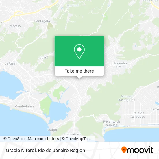 Gracie Niterói map