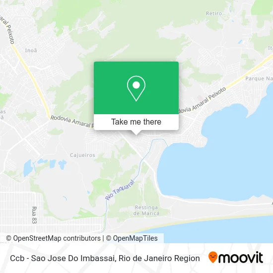 Ccb - Sao Jose Do Imbassai map