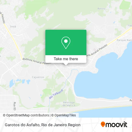 Garotos do Asfalto map