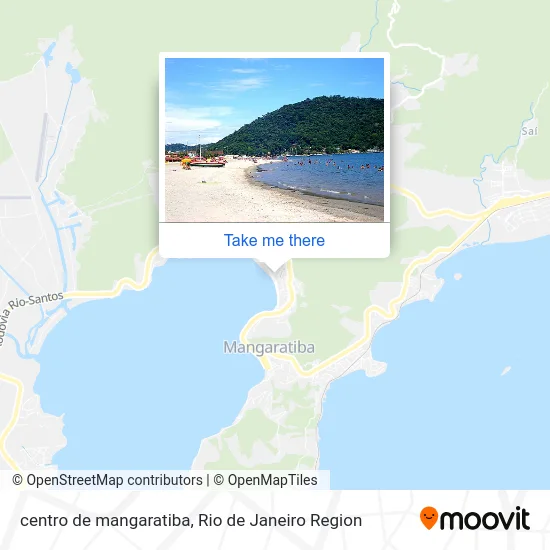 centro de mangaratiba map