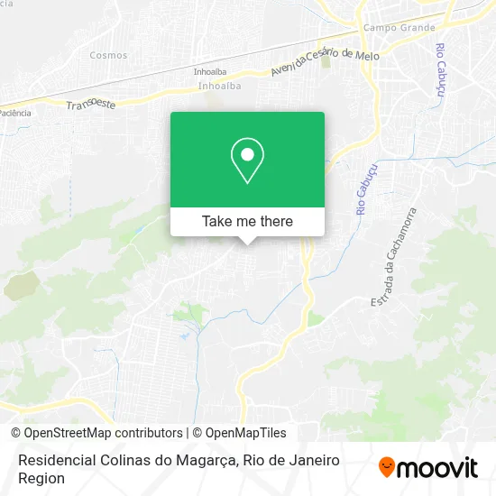 Residencial Colinas do Magarça map