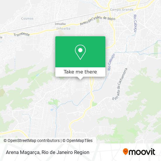 Arena Magarça map