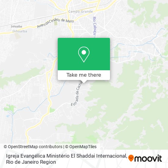 Mapa Igreja Evangélica Ministério El Shaddai Internacional