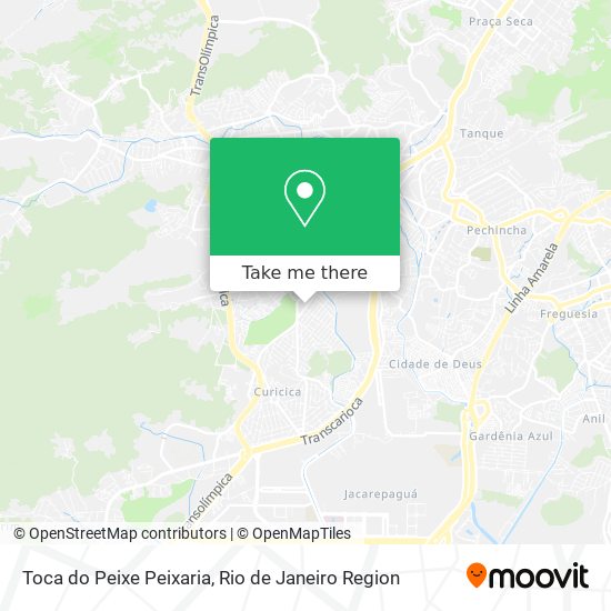 Toca do Peixe Peixaria map
