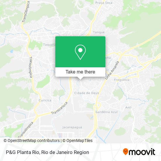 P&G Planta Rio map
