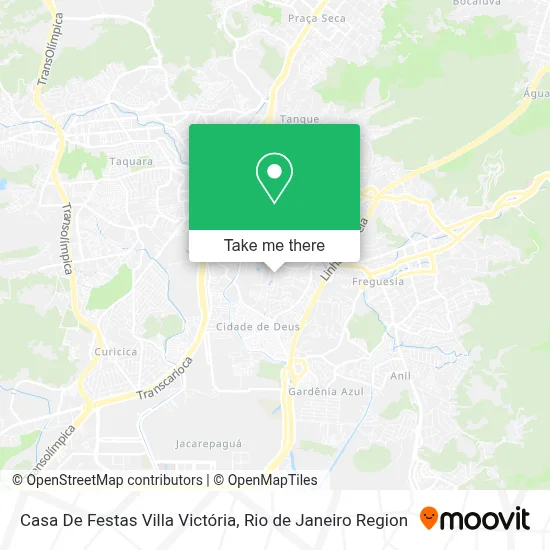 Casa De Festas Villa Victória map