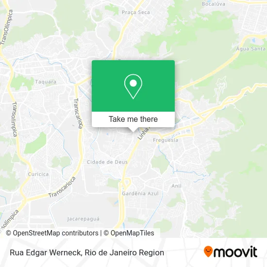 Rua Edgar Werneck map