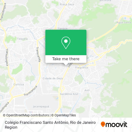 Colégio Franciscano Santo Antônio map