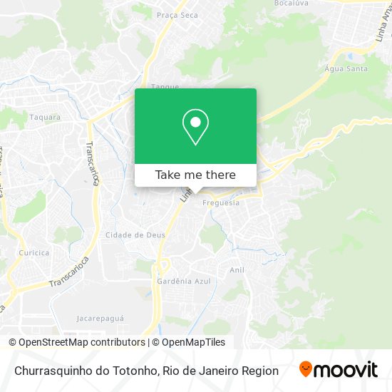 Churrasquinho do Totonho map