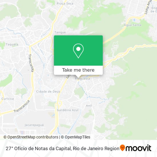 Mapa 27° Ofício de Notas da Capital