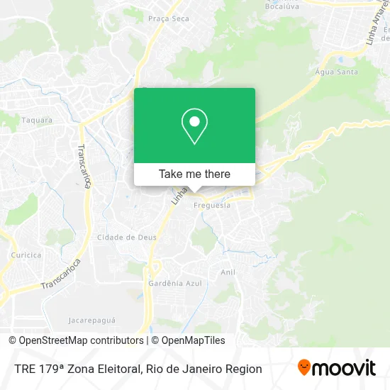 TRE 179ª Zona Eleitoral map