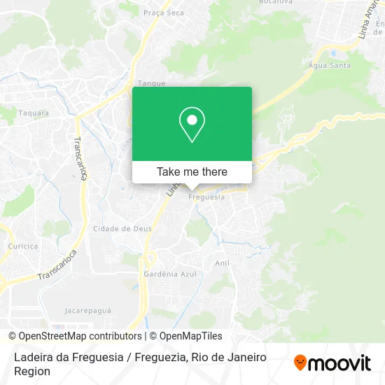 Ladeira da Freguesia / Freguezia map