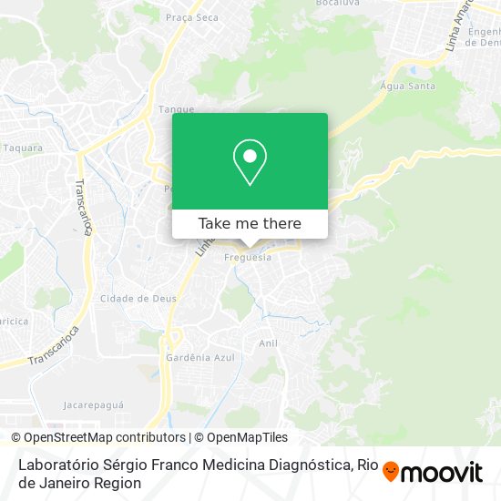 Laboratório Sérgio Franco Medicina Diagnóstica map