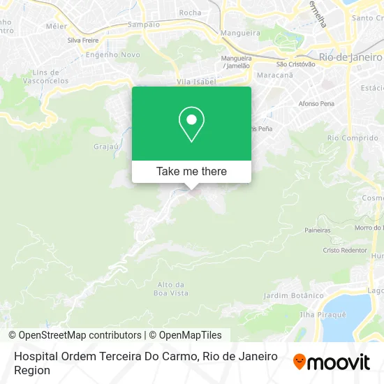 Hospital Ordem Terceira Do Carmo map