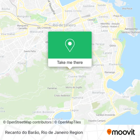 Recanto do Barão map