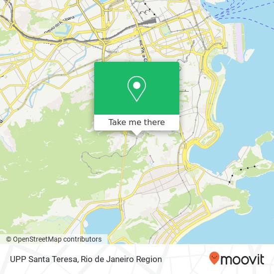 UPP Santa Teresa map