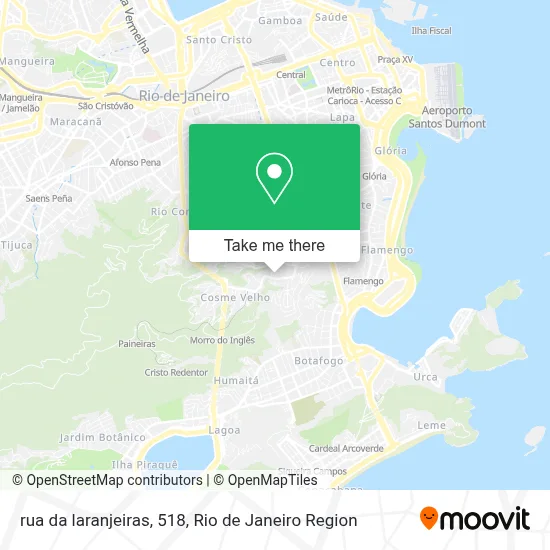 rua da laranjeiras, 518 map