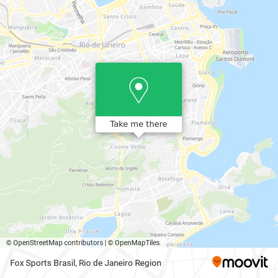 Mapa Fox Sports Brasil