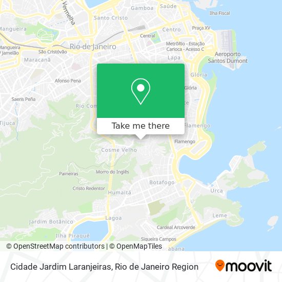 Cidade Jardim Laranjeiras map