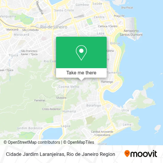 Cidade Jardim Laranjeiras map