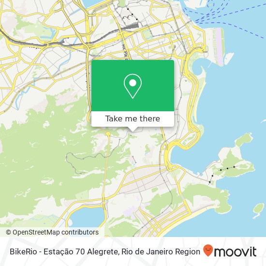 BikeRio - Estação 70 Alegrete map