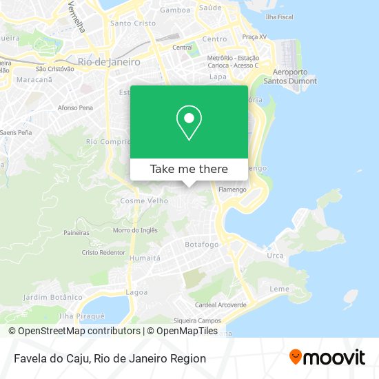 Favela do Caju map