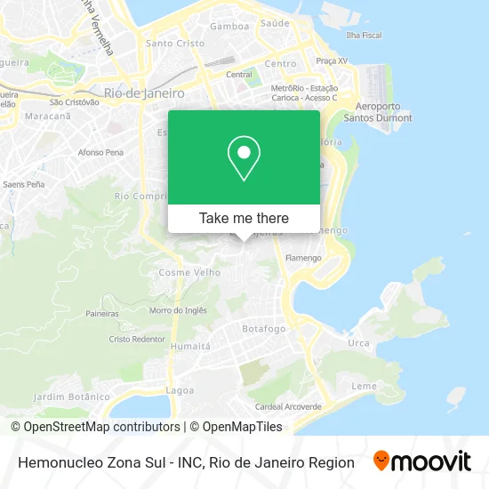 Hemonucleo Zona Sul - INC map
