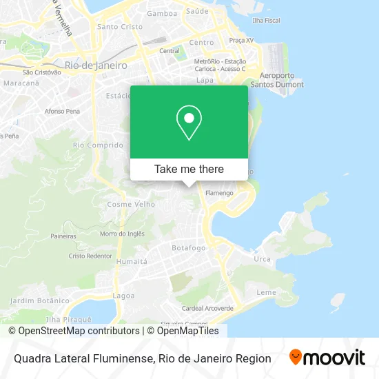 Quadra Lateral Fluminense map