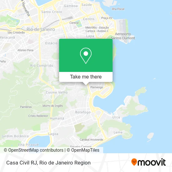 Casa Civil RJ map