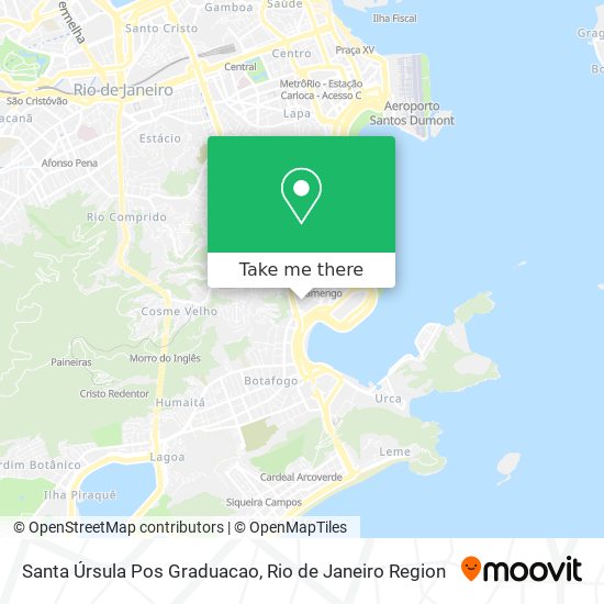 Santa Úrsula Pos Graduacao map