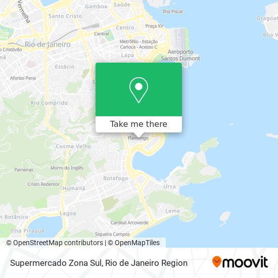 Supermercado Zona Sul map