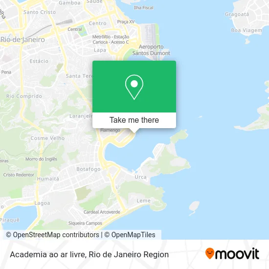 Academia ao ar livre map