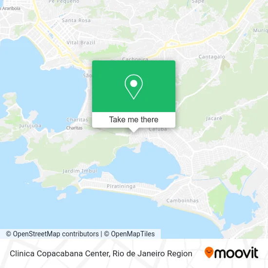 Clinica Copacabana Center map