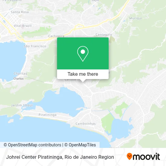Johrei Center Piratininga map