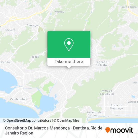 Mapa Consultório Dr. Marcos Mendonça - Dentista