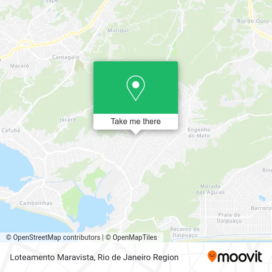 Loteamento Maravista map