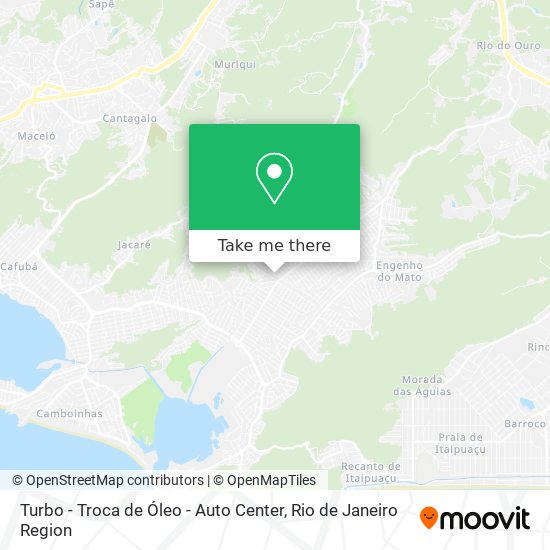 Turbo - Troca de Óleo - Auto Center map