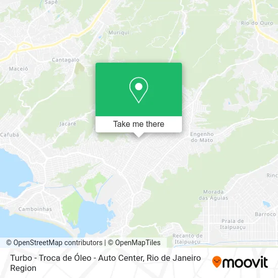 Turbo - Troca de Óleo - Auto Center map