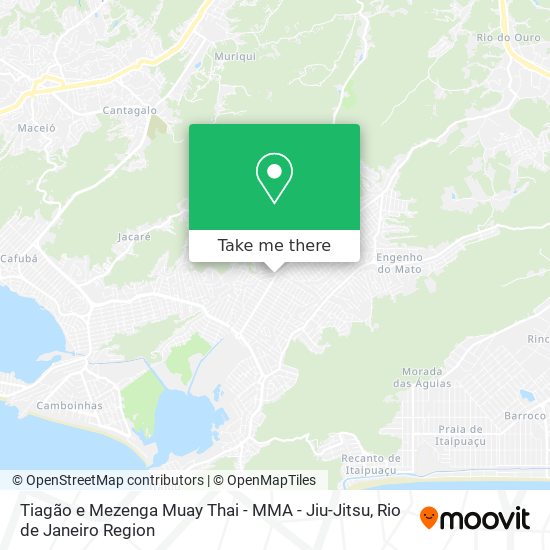 Tiagão e Mezenga Muay Thai - MMA - Jiu-Jitsu map