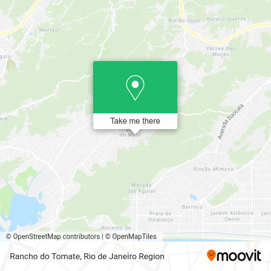Rancho do Tomate map