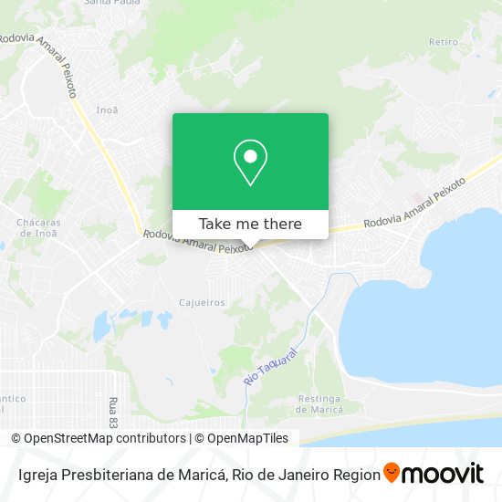 Igreja Presbiteriana de Maricá map
